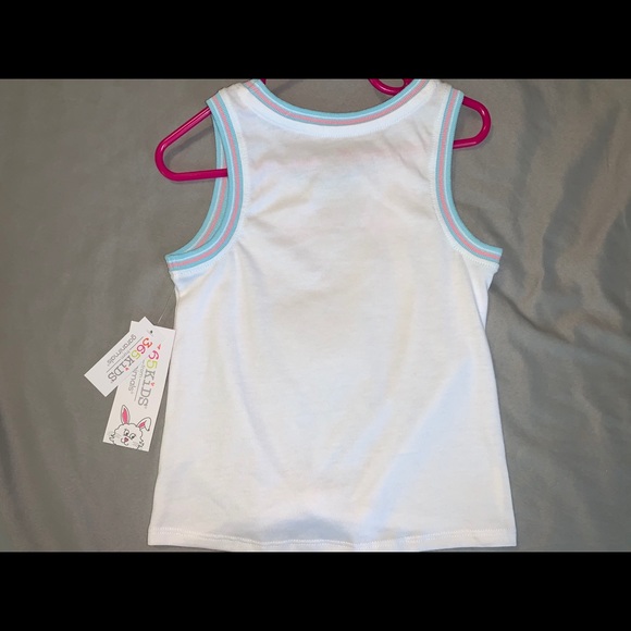 Toddler Girls Unicorn Float Tank Top Shirt - Picture 4 of 4